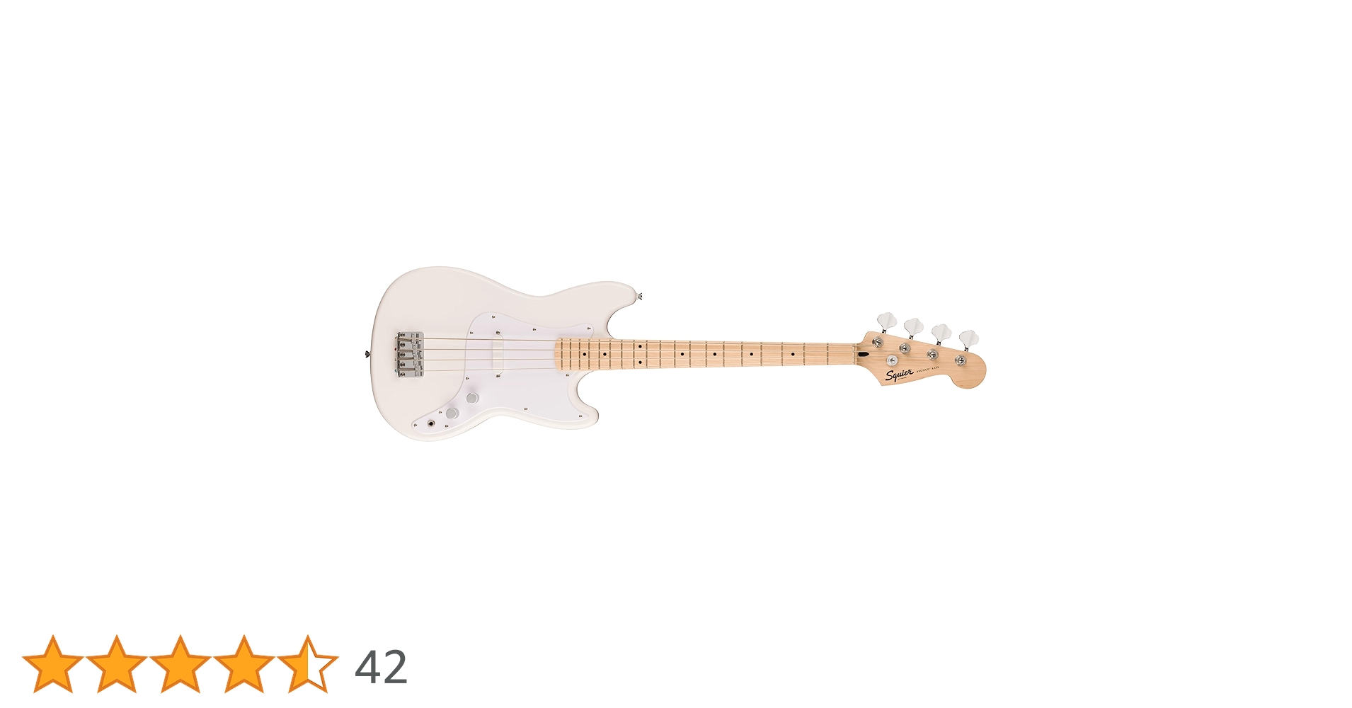 Squier Bronco Bass ホワイト エレキベース Amazon.com: Squier Squier Sonic Bronco Bass, Arctic White